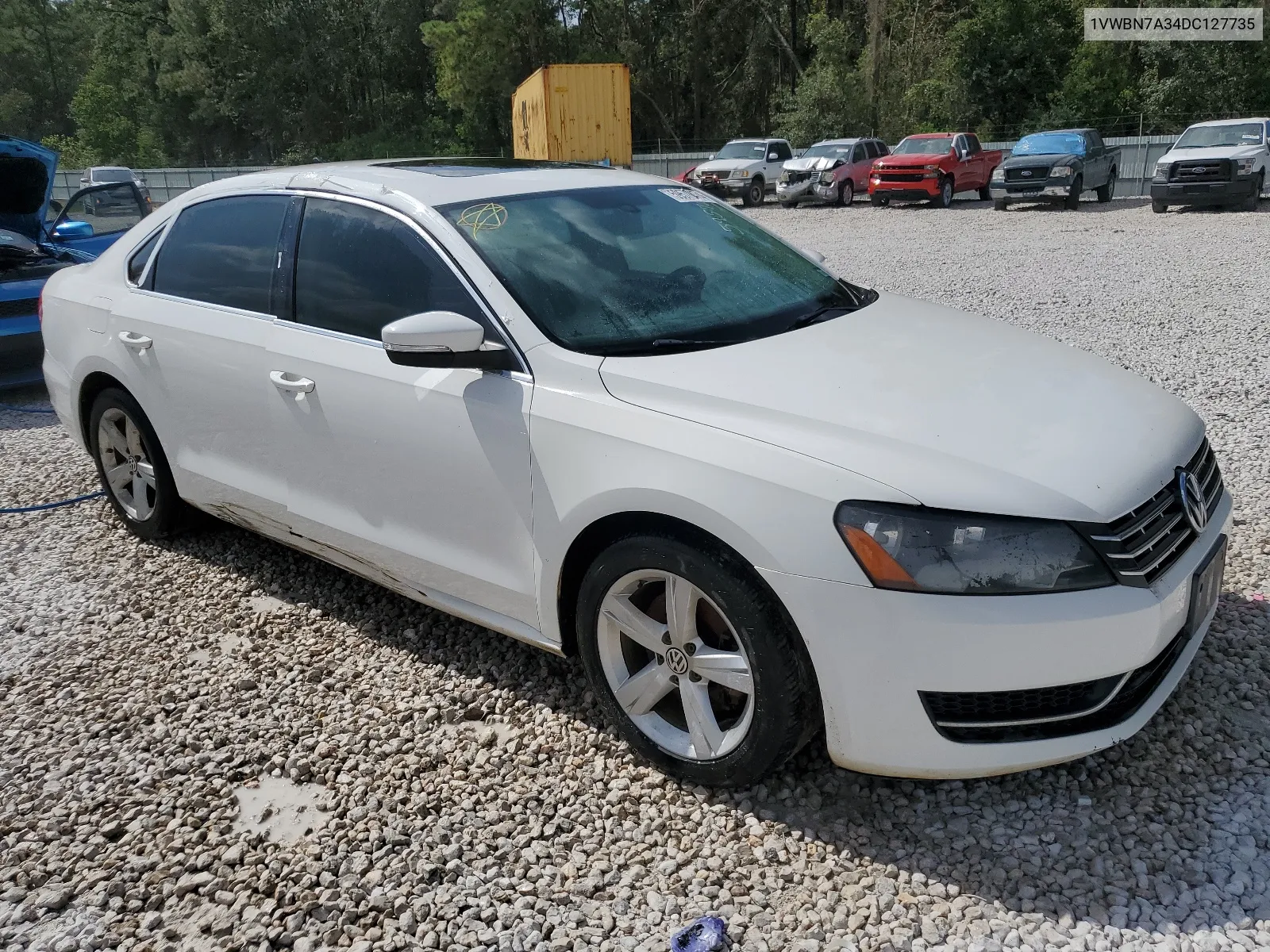 1VWBN7A34DC127735 2013 Volkswagen Passat Se