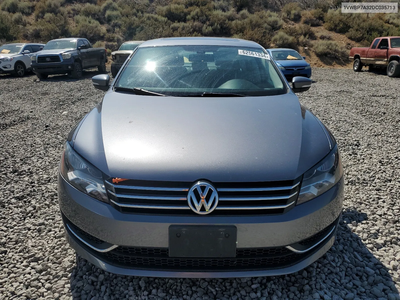 2013 Volkswagen Passat Se VIN: 1VWBP7A32DC035713 Lot: 62561334