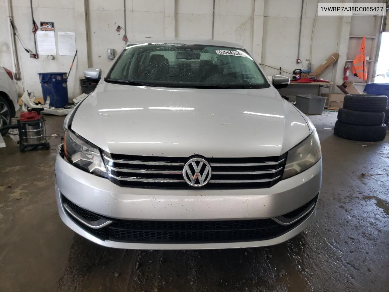 2013 Volkswagen Passat Se VIN: 1VWBP7A38DC065427 Lot: 63664354