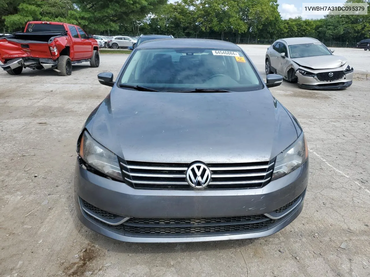 2013 Volkswagen Passat Se VIN: 1VWBH7A31DC095379 Lot: 64546884