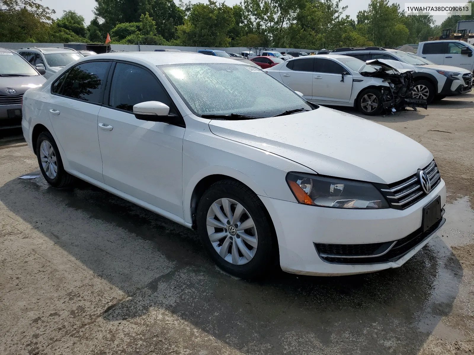 2013 Volkswagen Passat S VIN: 1VWAH7A38DC090613 Lot: 64667904