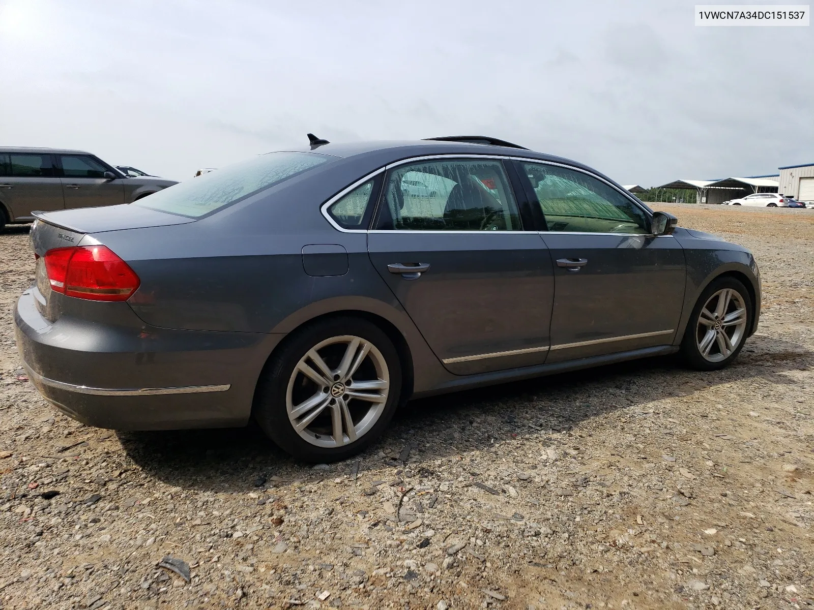 1VWCN7A34DC151537 2013 Volkswagen Passat Sel