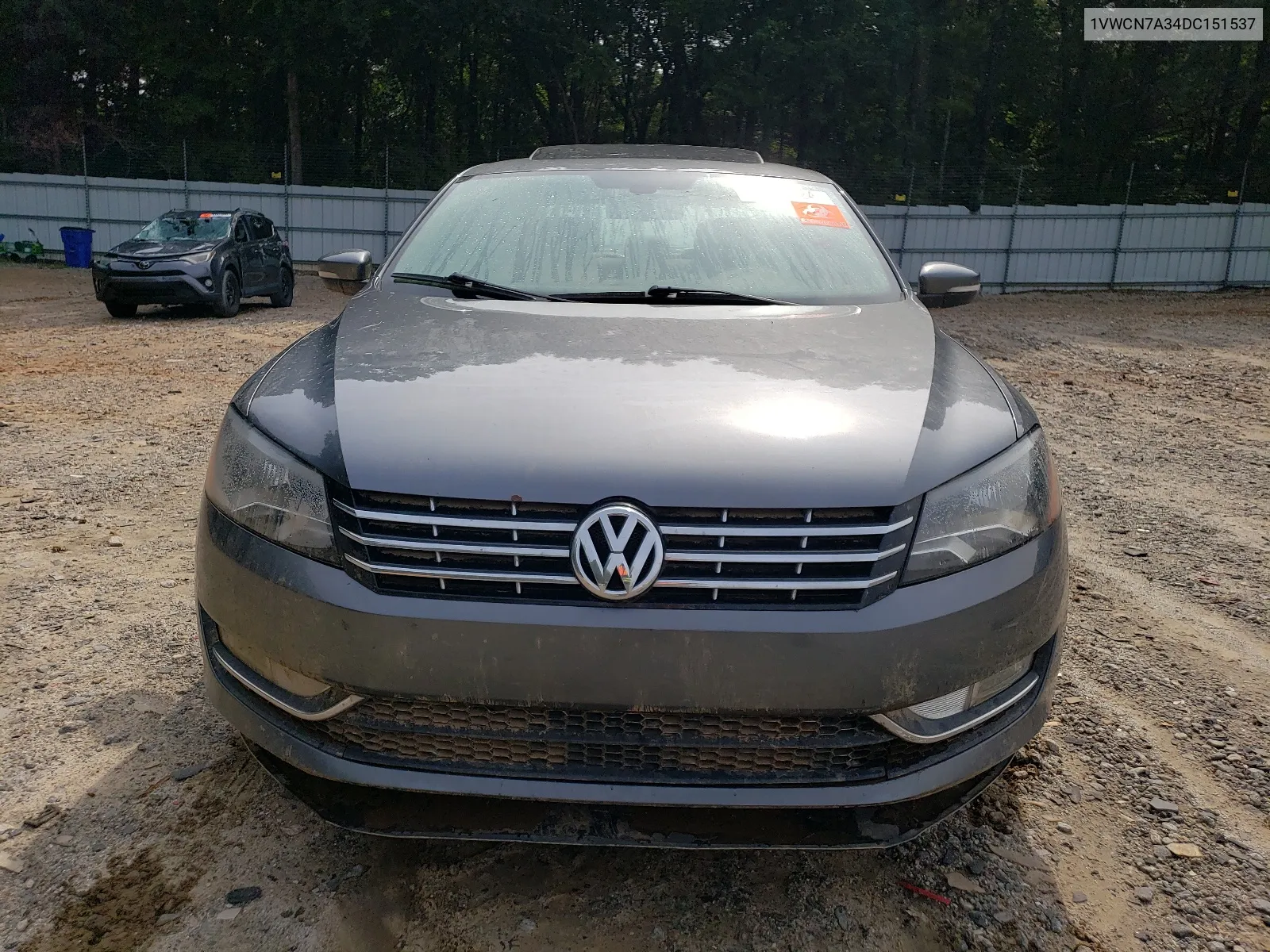 2013 Volkswagen Passat Sel VIN: 1VWCN7A34DC151537 Lot: 65080024