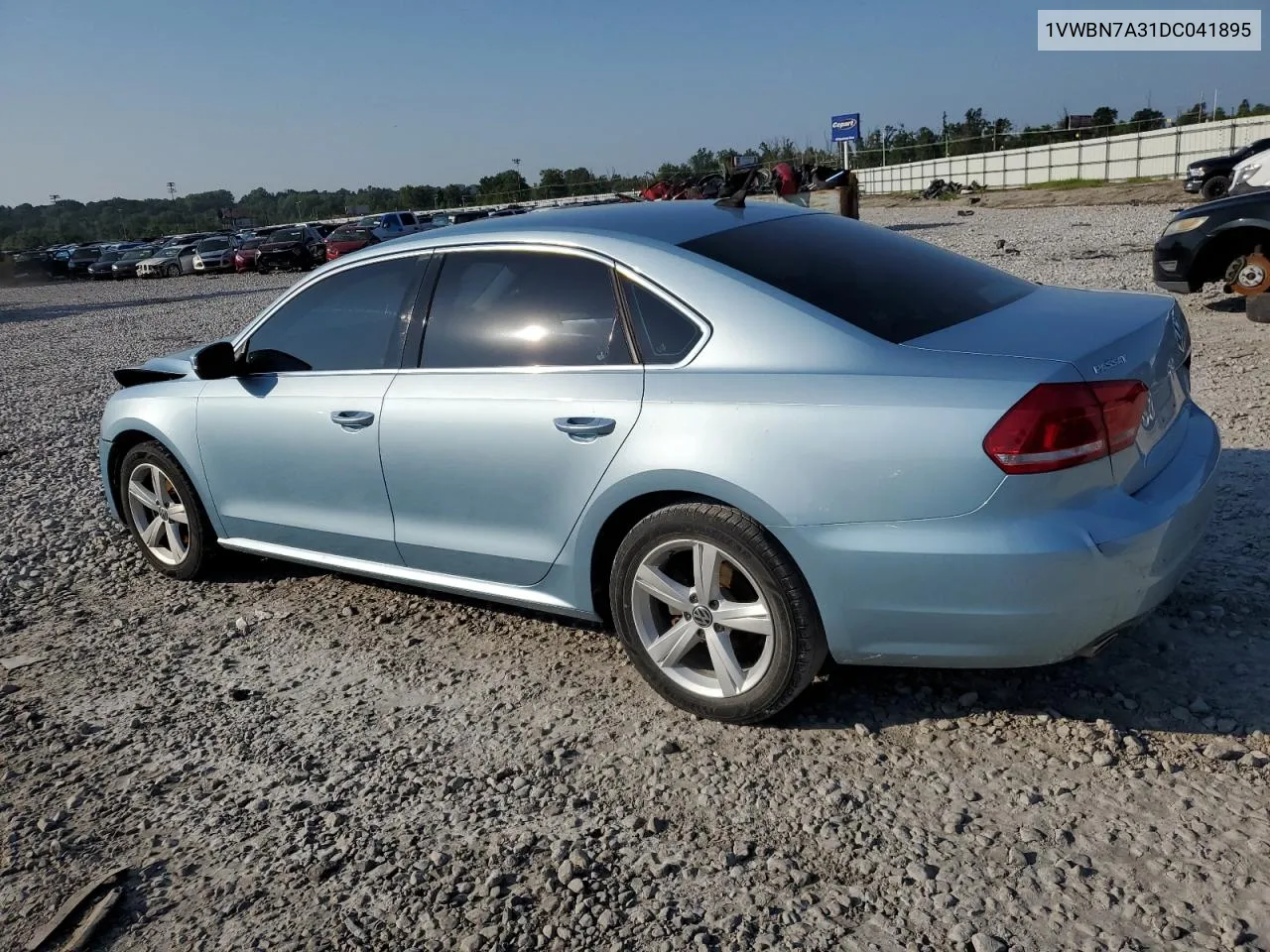 2013 Volkswagen Passat Se VIN: 1VWBN7A31DC041895 Lot: 65197904