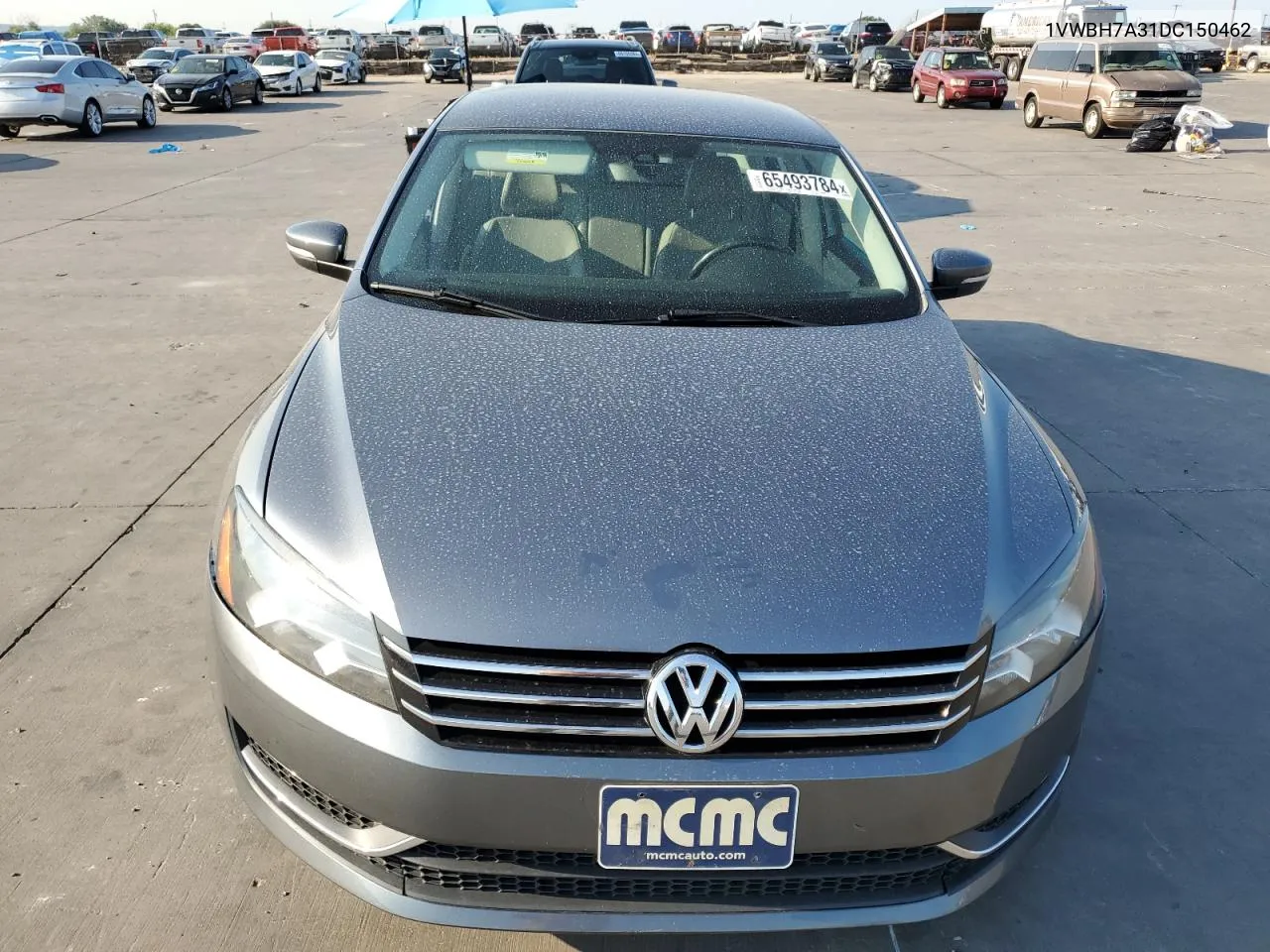 2013 Volkswagen Passat Se VIN: 1VWBH7A31DC150462 Lot: 65493784