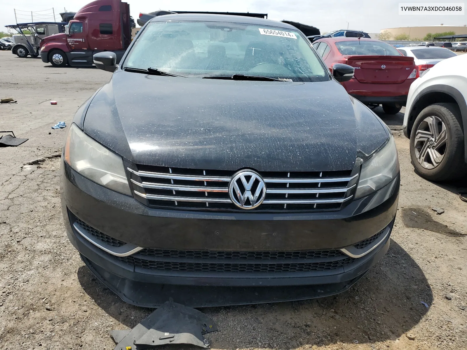 1VWBN7A3XDC046058 2013 Volkswagen Passat Se