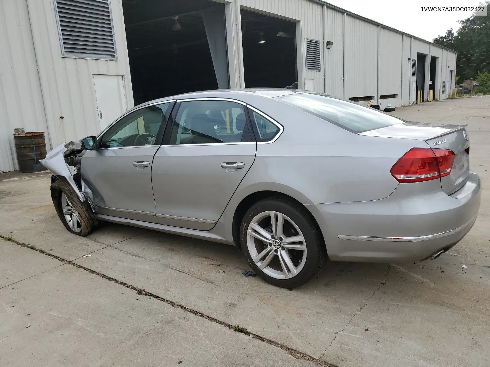 1VWCN7A35DC032427 2013 Volkswagen Passat Sel