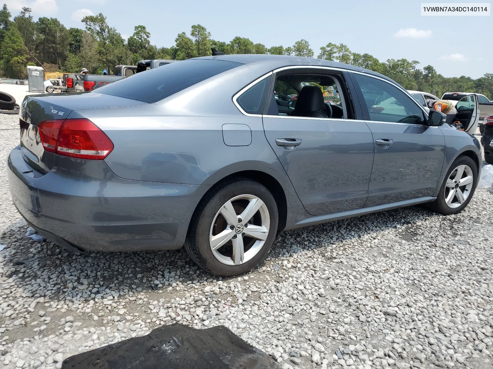 2013 Volkswagen Passat Se VIN: 1VWBN7A34DC140114 Lot: 66172814