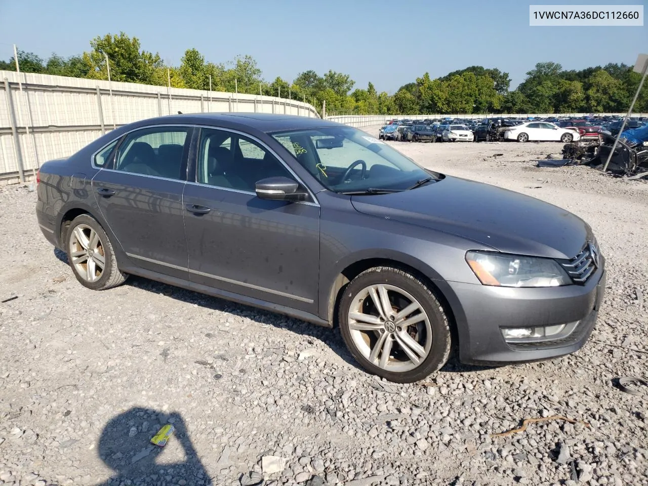 2013 Volkswagen Passat Sel VIN: 1VWCN7A36DC112660 Lot: 66256674