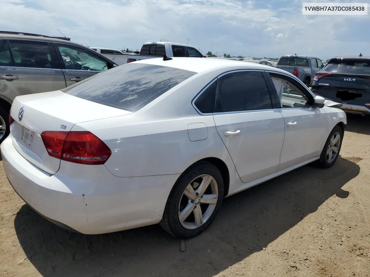 2013 Volkswagen Passat Se VIN: 1VWBH7A37DC085438 Lot: 66510164