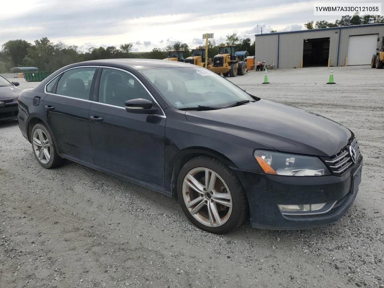 2013 Volkswagen Passat Se VIN: 1VWBM7A33DC121055 Lot: 66516324