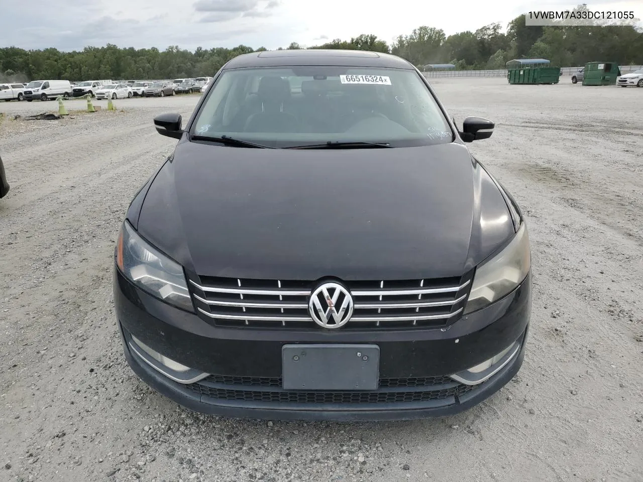 2013 Volkswagen Passat Se VIN: 1VWBM7A33DC121055 Lot: 66516324