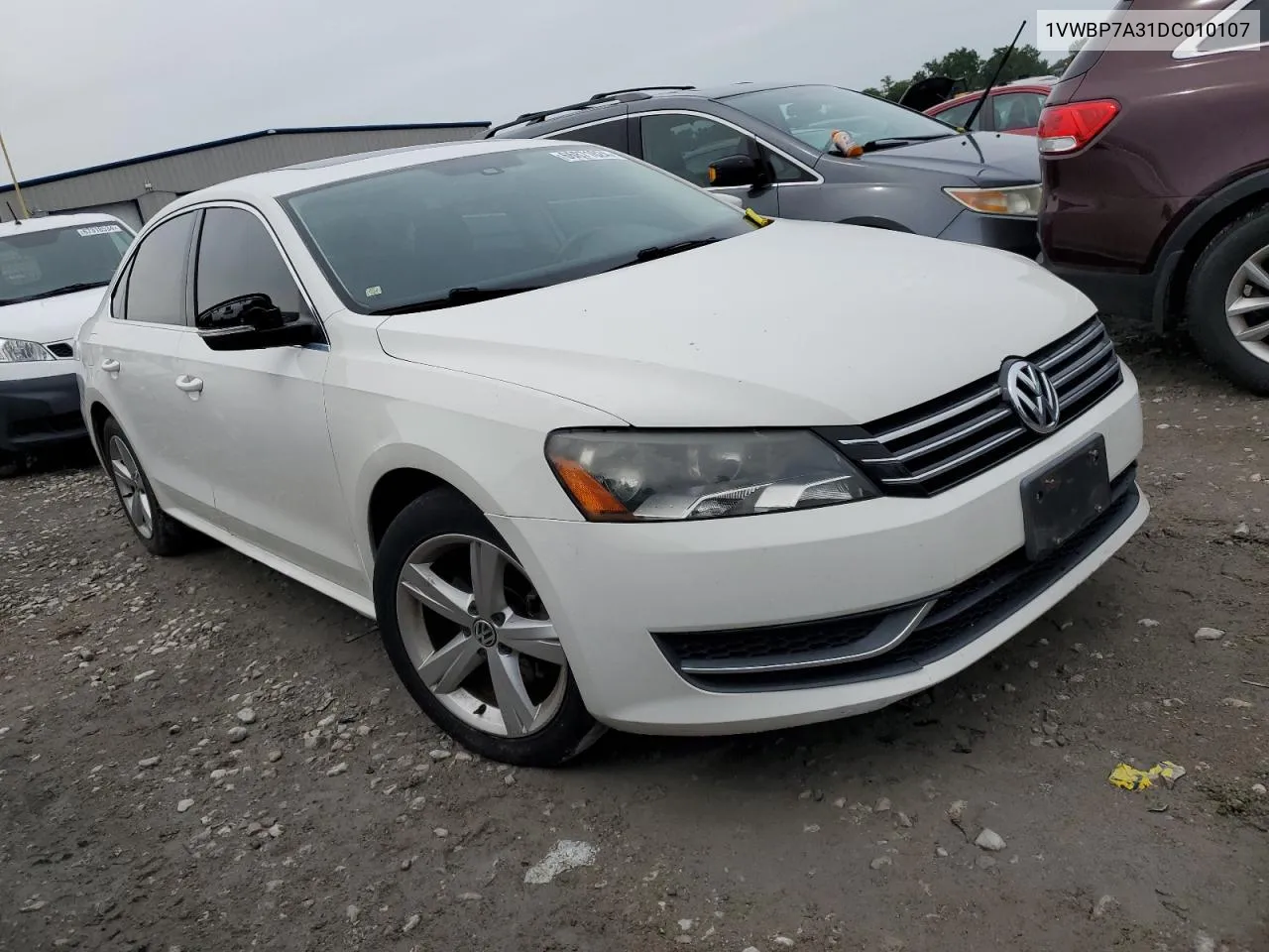 1VWBP7A31DC010107 2013 Volkswagen Passat Se