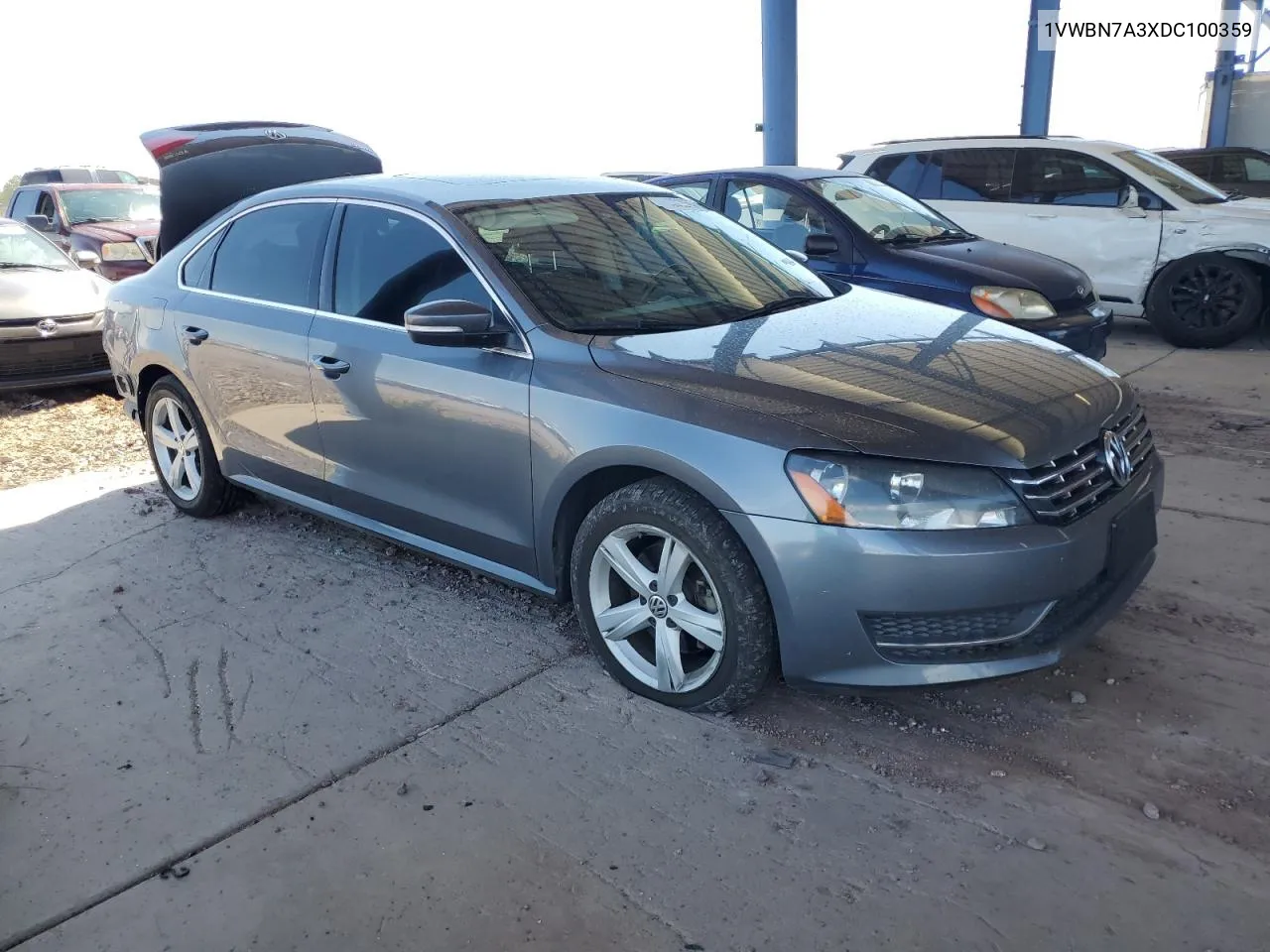 2013 Volkswagen Passat Se VIN: 1VWBN7A3XDC100359 Lot: 66891634