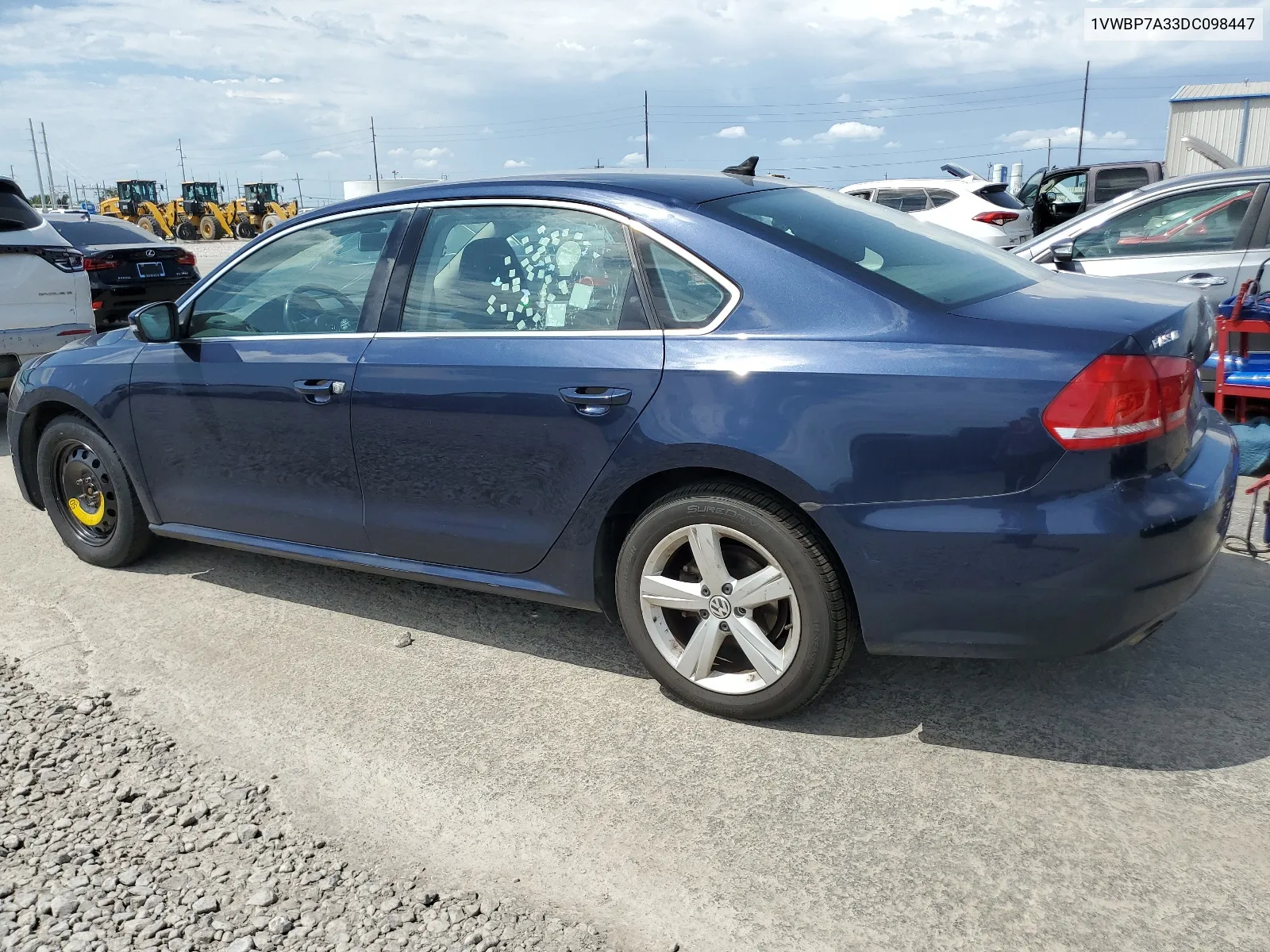 1VWBP7A33DC098447 2013 Volkswagen Passat Se