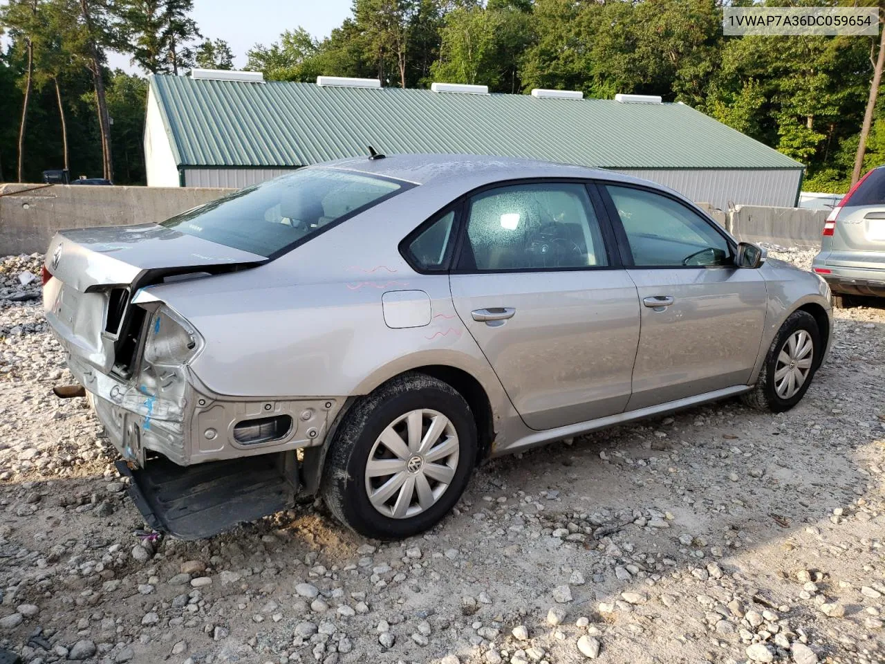 2013 Volkswagen Passat S VIN: 1VWAP7A36DC059654 Lot: 67650964