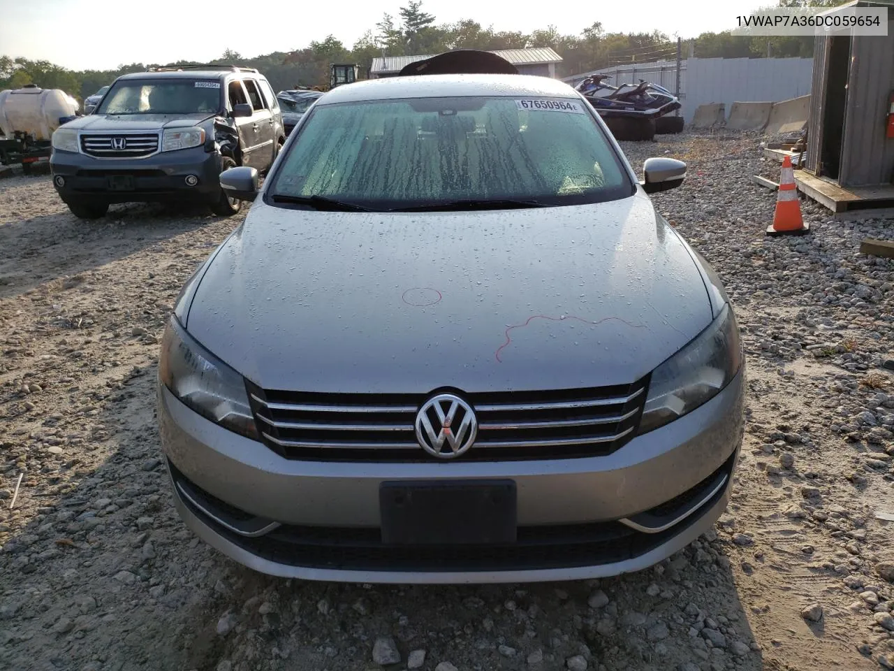 2013 Volkswagen Passat S VIN: 1VWAP7A36DC059654 Lot: 67650964