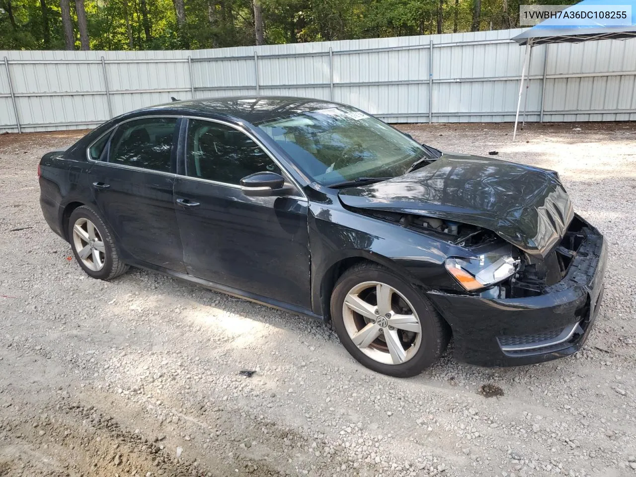 2013 Volkswagen Passat Se VIN: 1VWBH7A36DC108255 Lot: 67691694