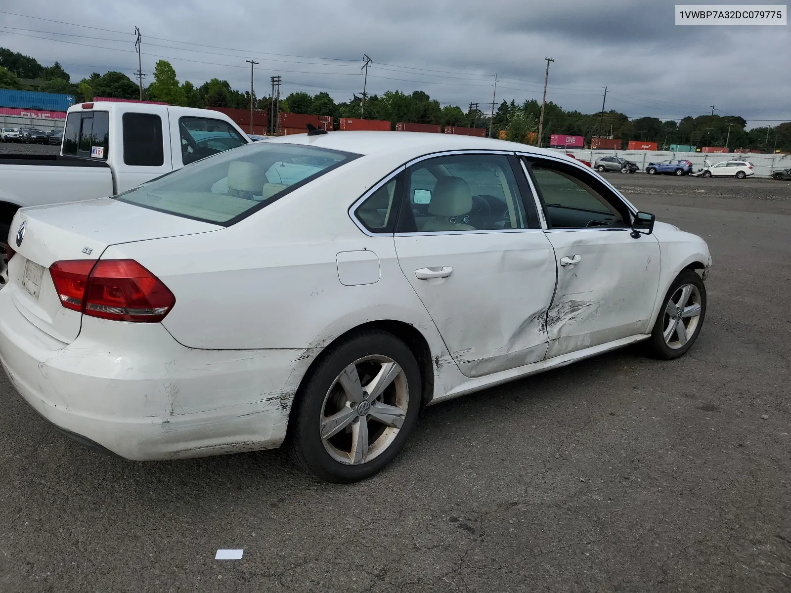 2013 Volkswagen Passat Se VIN: 1VWBP7A32DC079775 Lot: 68348764