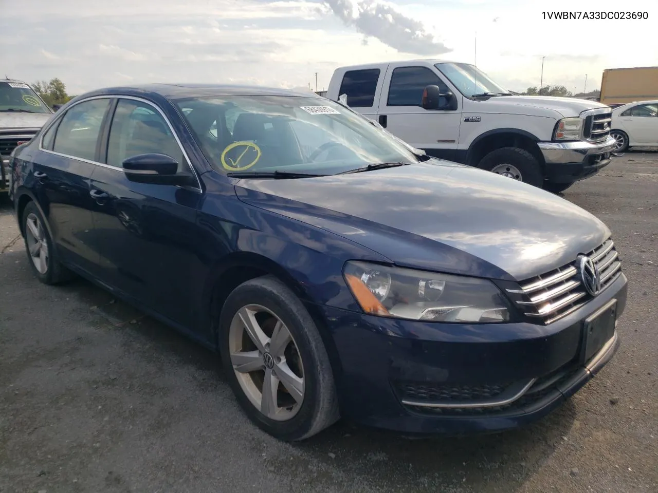 2013 Volkswagen Passat Se VIN: 1VWBN7A33DC023690 Lot: 68436913