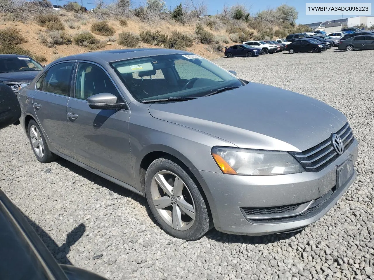 2013 Volkswagen Passat Se VIN: 1VWBP7A34DC096223 Lot: 68508124