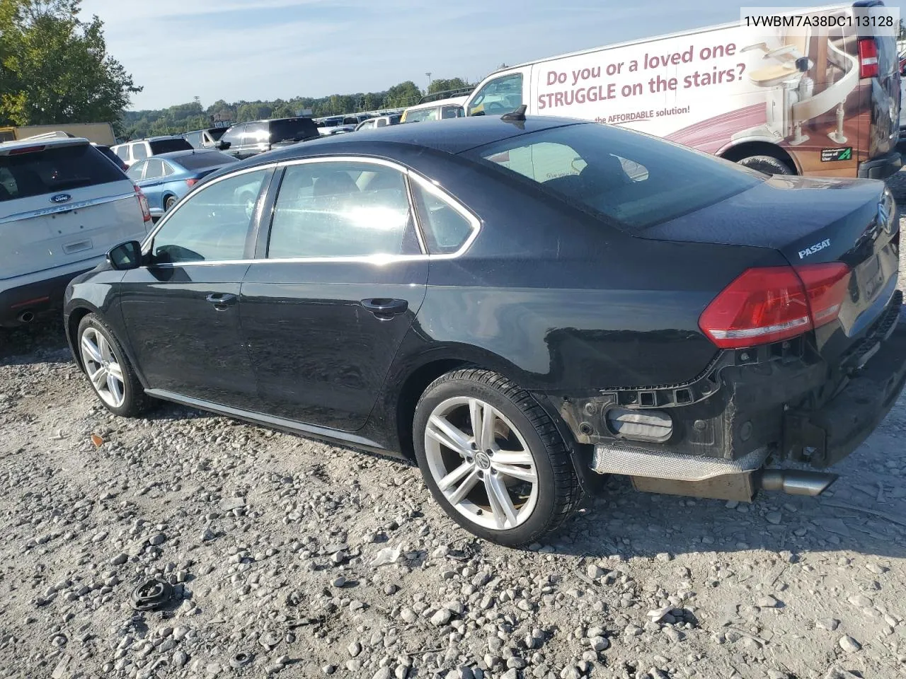 1VWBM7A38DC113128 2013 Volkswagen Passat Se