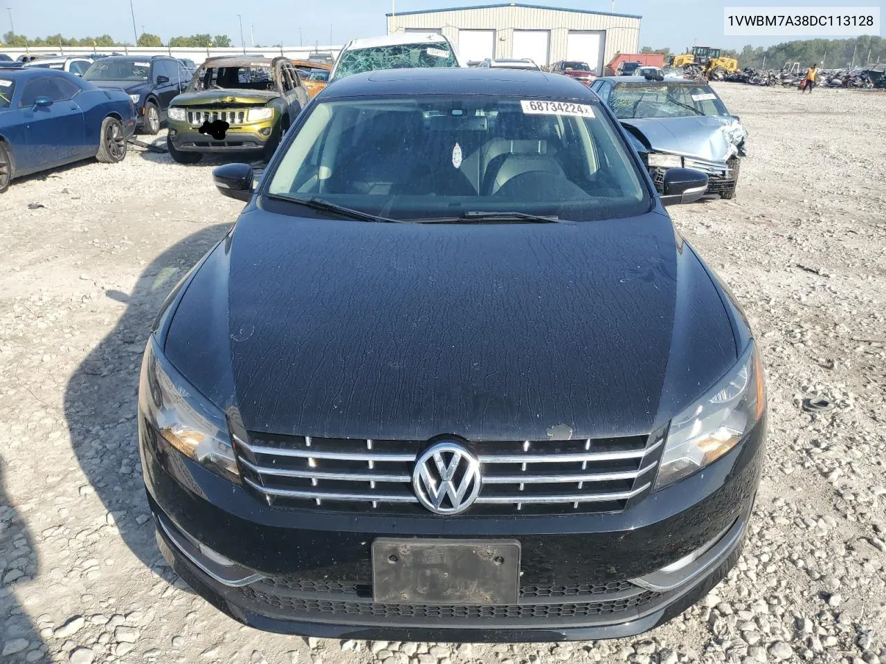 1VWBM7A38DC113128 2013 Volkswagen Passat Se