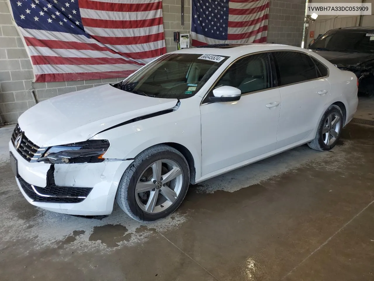 2013 Volkswagen Passat Se VIN: 1VWBH7A33DC053909 Lot: 68845524