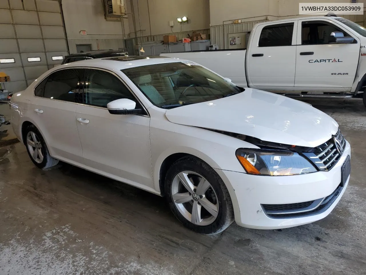 2013 Volkswagen Passat Se VIN: 1VWBH7A33DC053909 Lot: 68845524