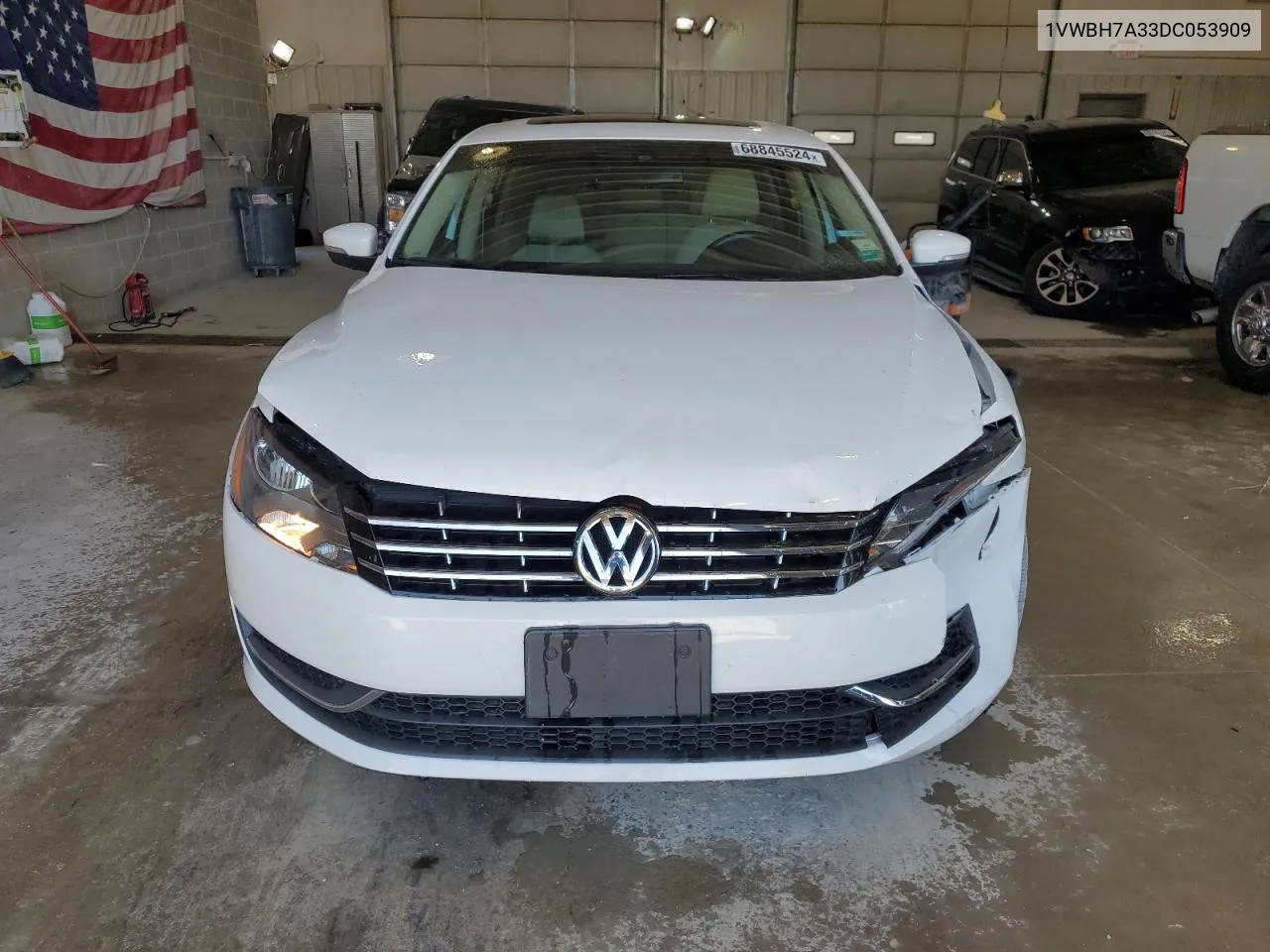 2013 Volkswagen Passat Se VIN: 1VWBH7A33DC053909 Lot: 68845524