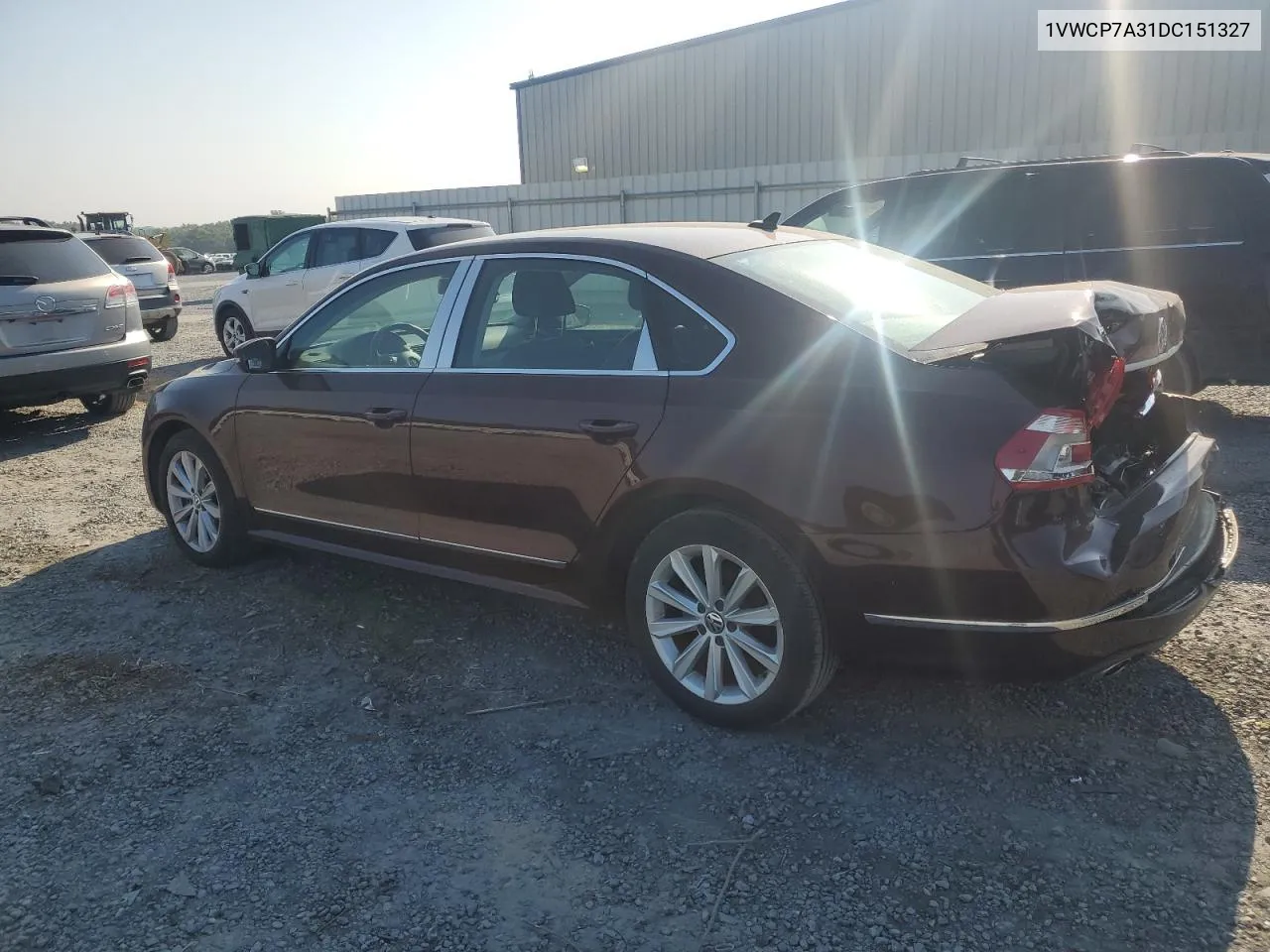 2013 Volkswagen Passat Sel VIN: 1VWCP7A31DC151327 Lot: 68927734