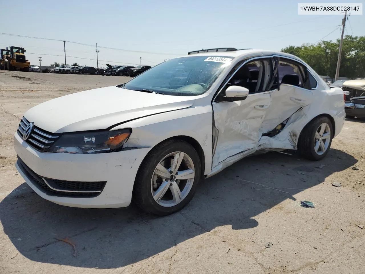 2013 Volkswagen Passat Se VIN: 1VWBH7A38DC028147 Lot: 69012644