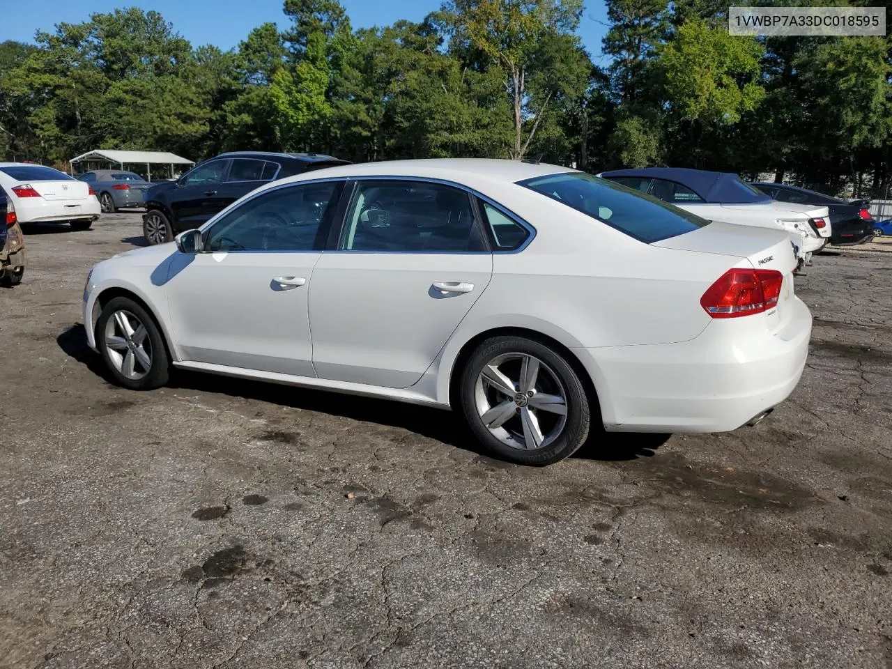 2013 Volkswagen Passat Se VIN: 1VWBP7A33DC018595 Lot: 69301984