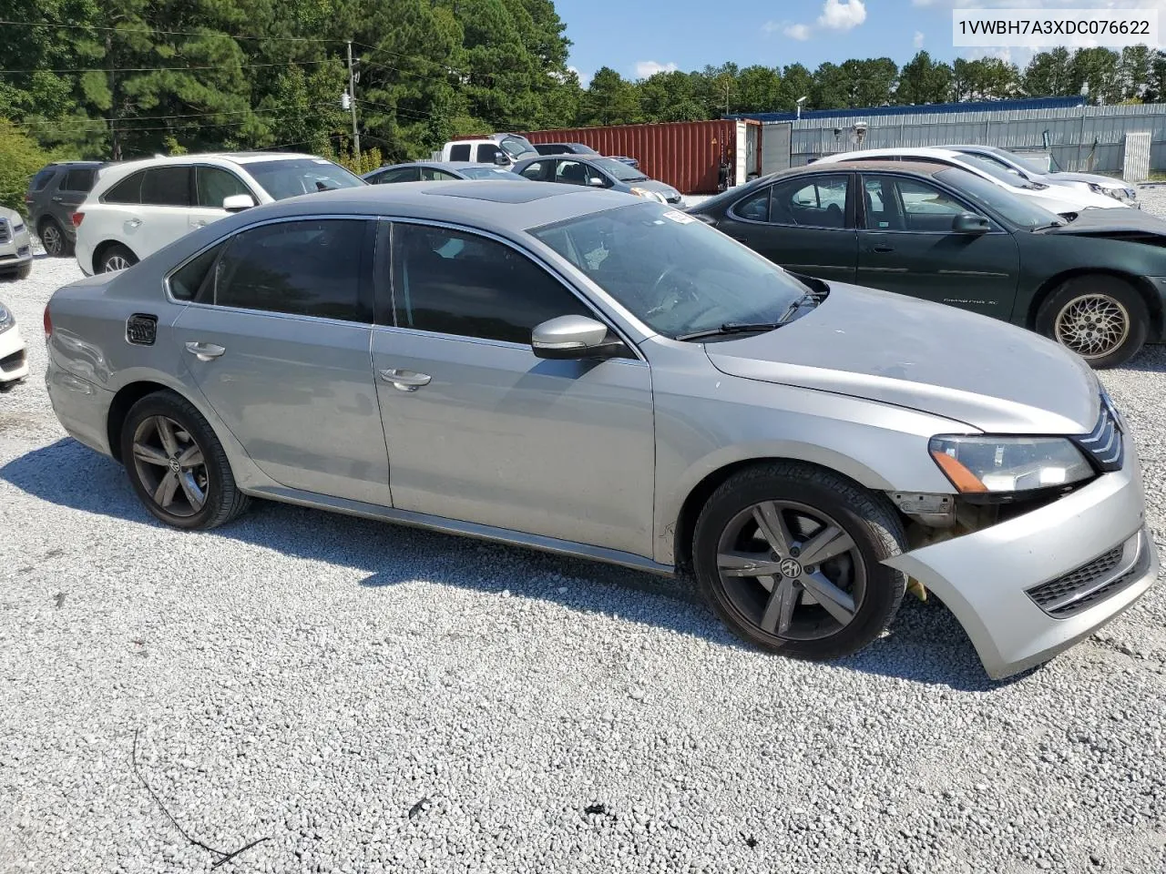 2013 Volkswagen Passat Se VIN: 1VWBH7A3XDC076622 Lot: 69323614