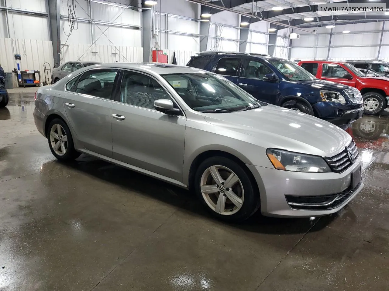 2013 Volkswagen Passat Se VIN: 1VWBH7A35DC014805 Lot: 69646084