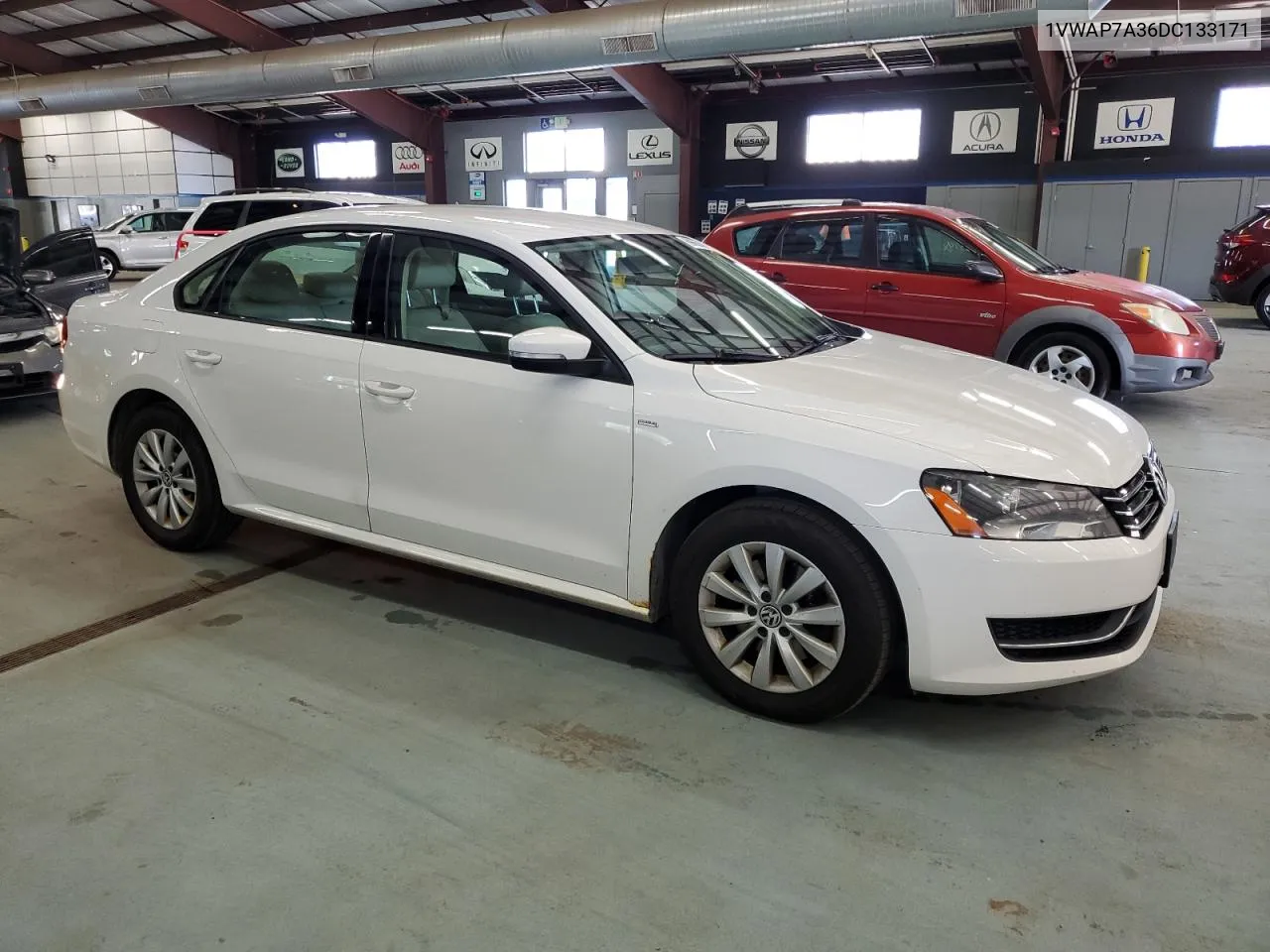 2013 Volkswagen Passat S VIN: 1VWAP7A36DC133171 Lot: 69655594