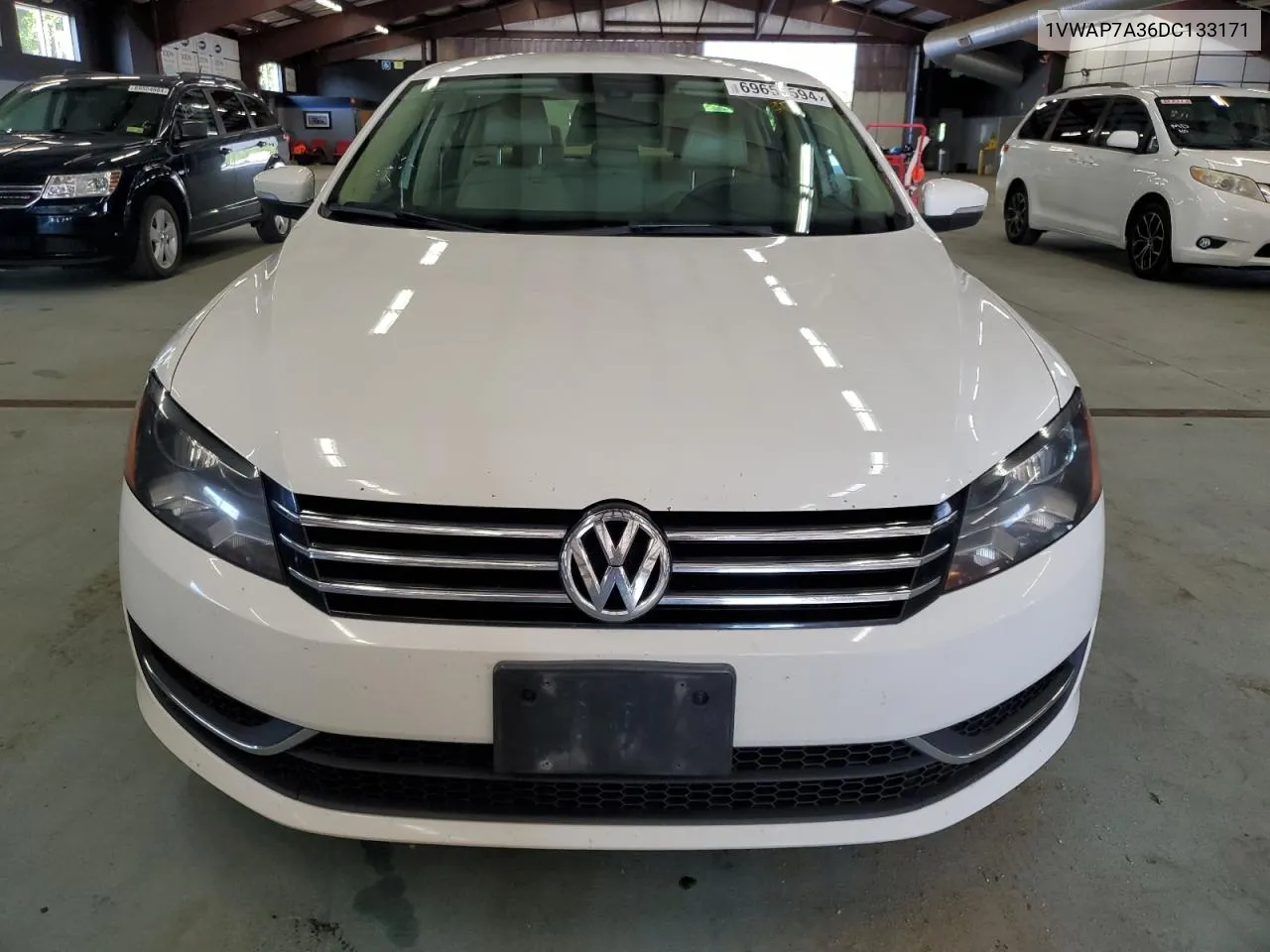 2013 Volkswagen Passat S VIN: 1VWAP7A36DC133171 Lot: 69655594