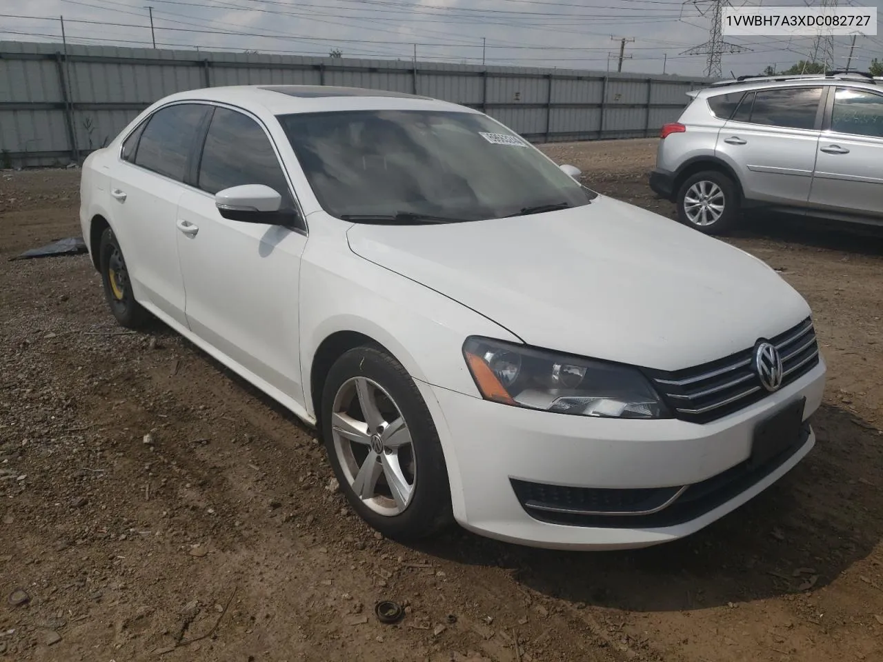 1VWBH7A3XDC082727 2013 Volkswagen Passat Se