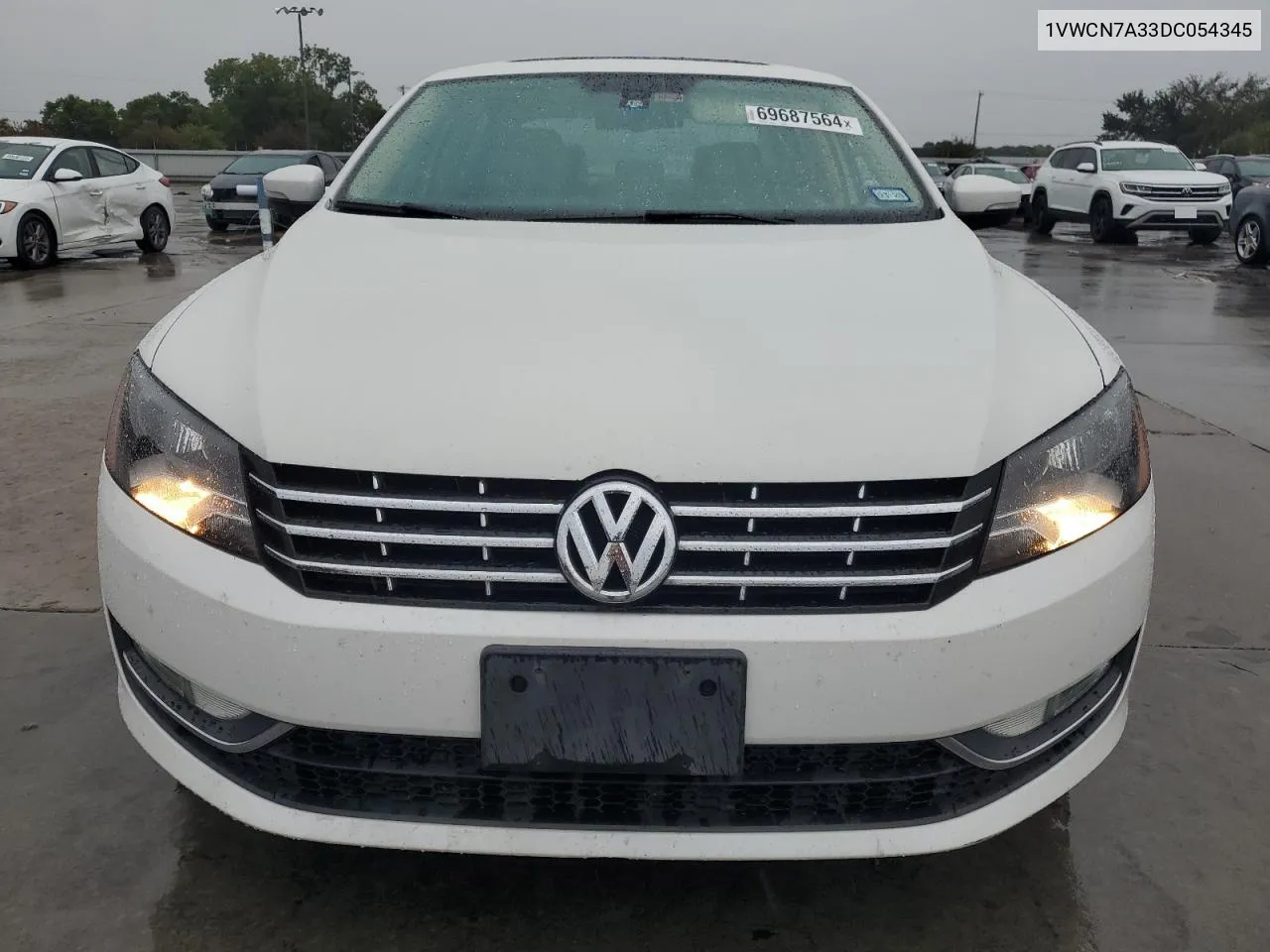 1VWCN7A33DC054345 2013 Volkswagen Passat Sel