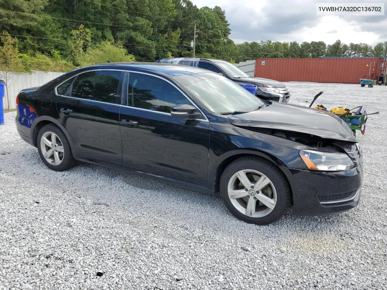 2013 Volkswagen Passat Se VIN: 1VWBH7A32DC136702 Lot: 69989204