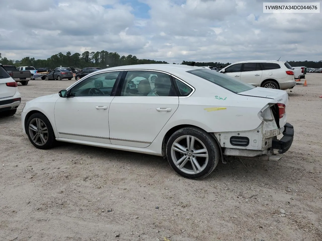 2013 Volkswagen Passat Se VIN: 1VWBN7A34DC044676 Lot: 70316514