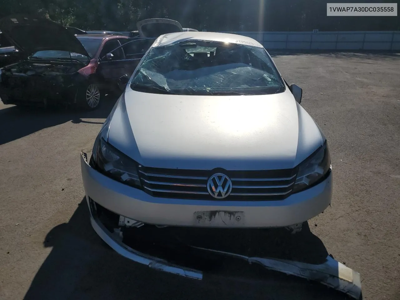 2013 Volkswagen Passat S VIN: 1VWAP7A30DC035558 Lot: 70642814