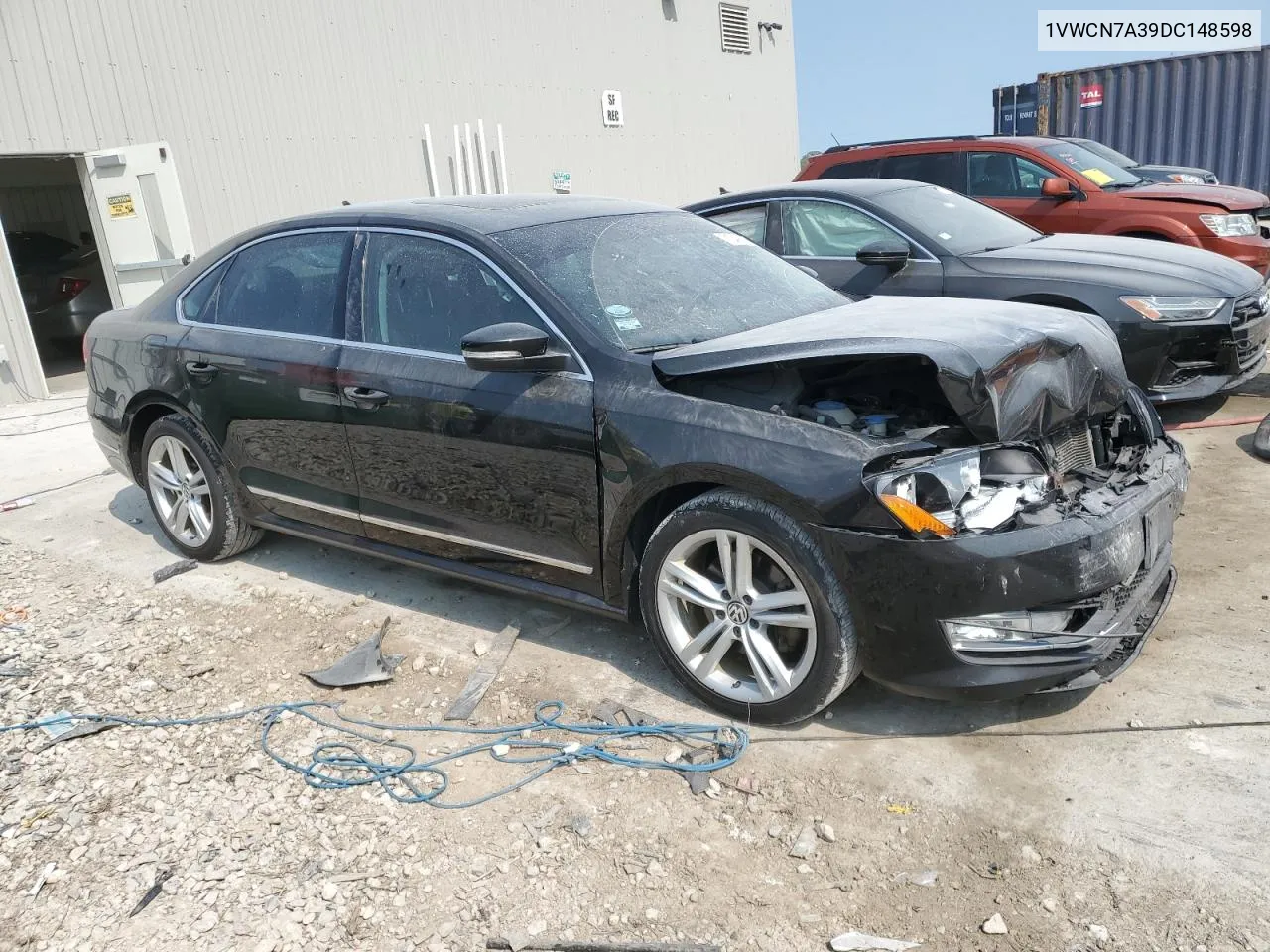 2013 Volkswagen Passat Sel VIN: 1VWCN7A39DC148598 Lot: 71040574