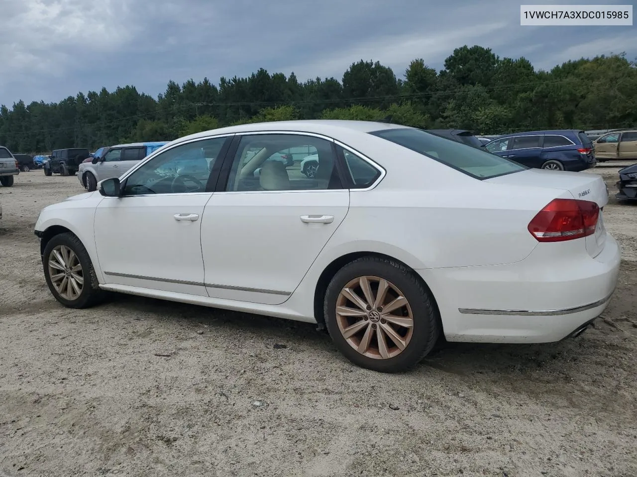 1VWCH7A3XDC015985 2013 Volkswagen Passat Sel