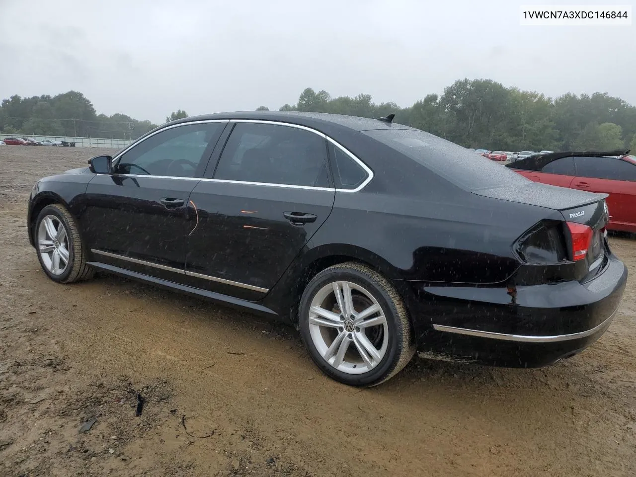 2013 Volkswagen Passat Sel VIN: 1VWCN7A3XDC146844 Lot: 71420744