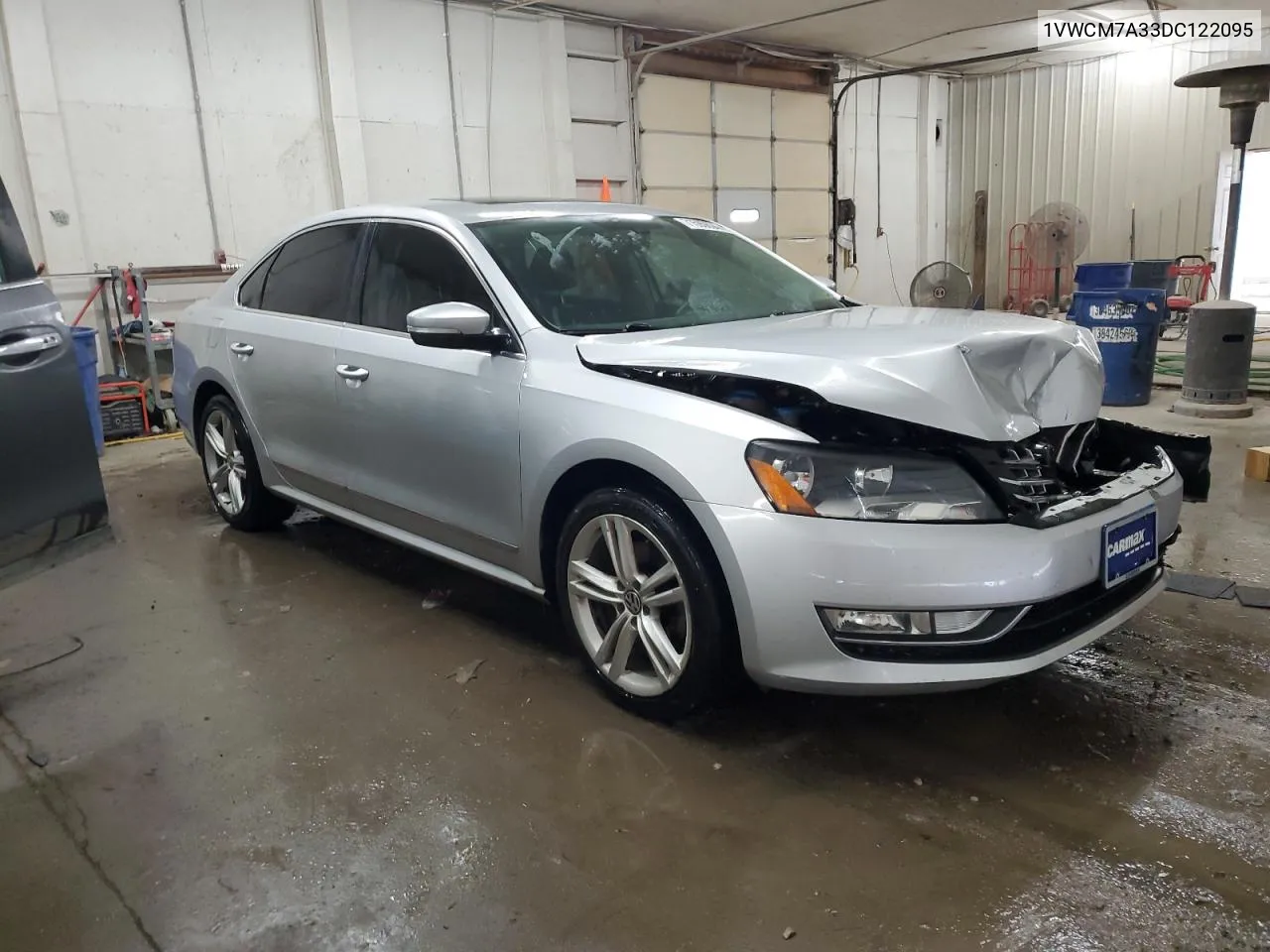 2013 Volkswagen Passat Sel VIN: 1VWCM7A33DC122095 Lot: 71590634