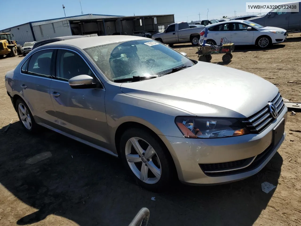 2013 Volkswagen Passat Se VIN: 1VWBH7A32DC132438 Lot: 71621724