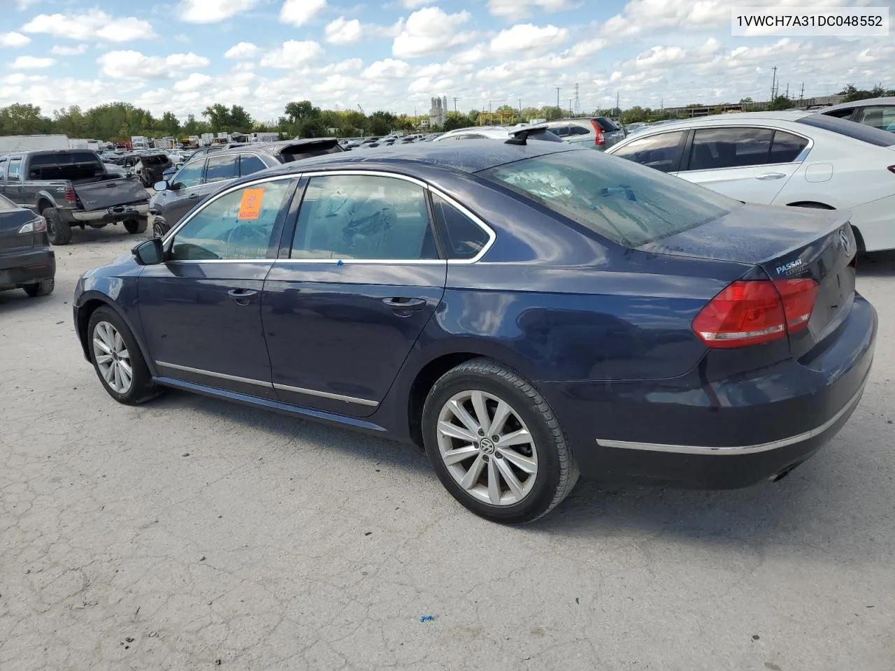 2013 Volkswagen Passat Sel VIN: 1VWCH7A31DC048552 Lot: 71795994