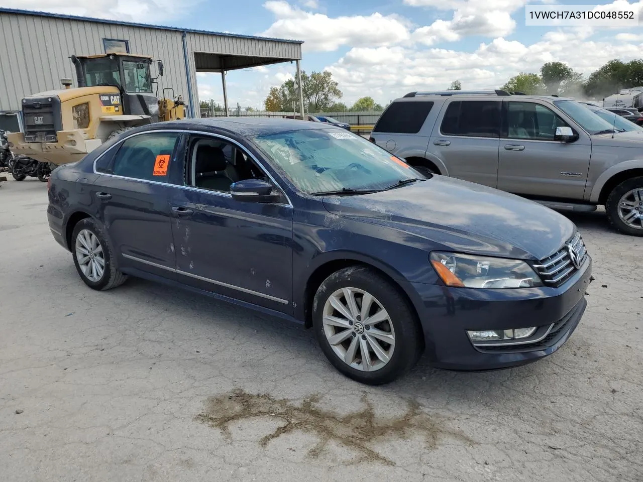 2013 Volkswagen Passat Sel VIN: 1VWCH7A31DC048552 Lot: 71795994