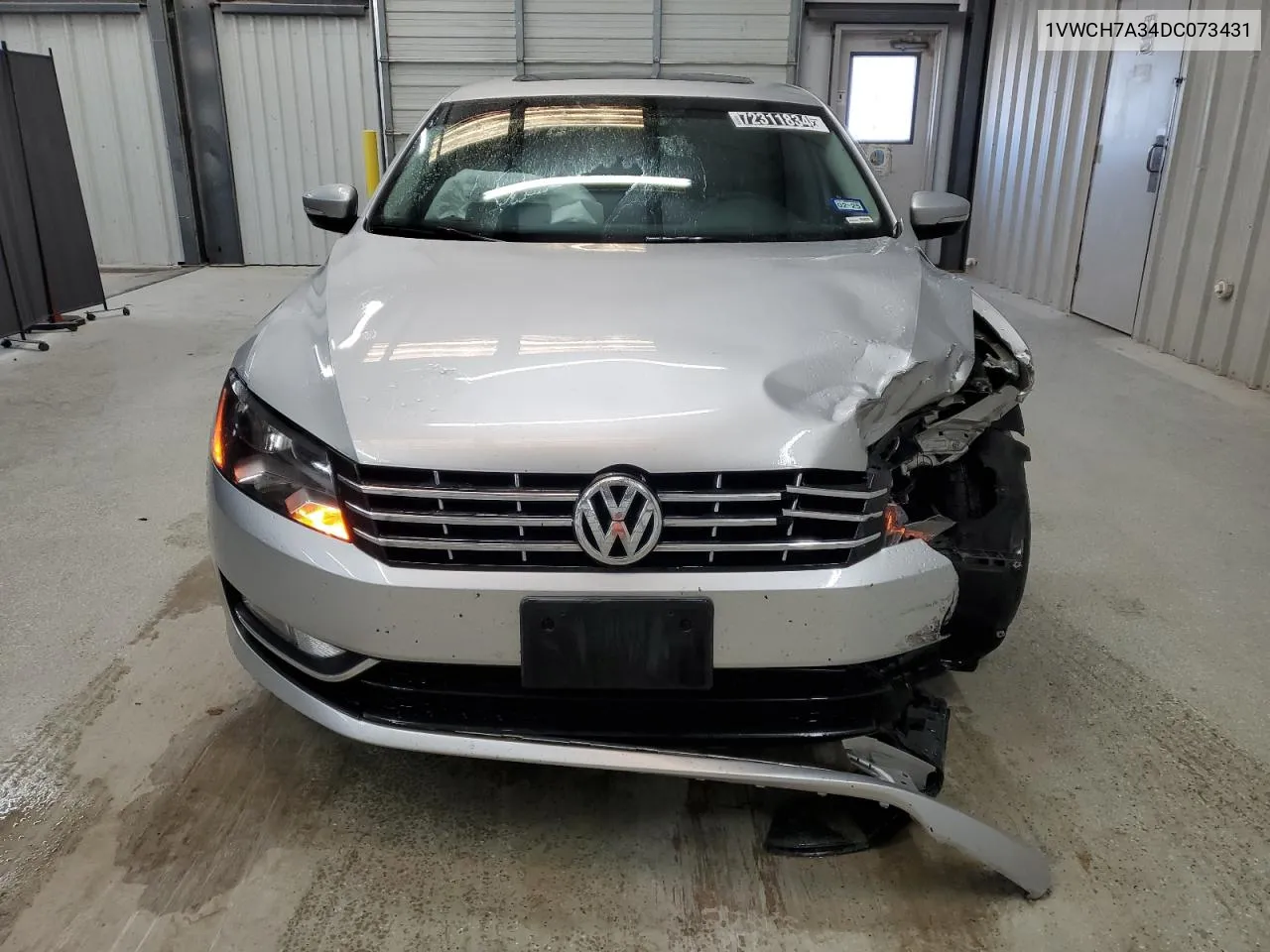 2013 Volkswagen Passat Sel VIN: 1VWCH7A34DC073431 Lot: 72311834